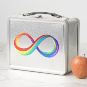 レイヤレインボーインフィニティシンボル メタルランチボックス (インサイチュ)