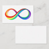 レイヤレインボーインフィニティシンボル 割引カード (正面/裏面)