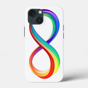 レイヤレインボーインフィニティシンボル iPhone 13 MINIケース