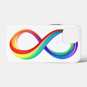 レイヤレインボーインフィニティシンボル Case-Mate iPhoneケース (裏面 (横))