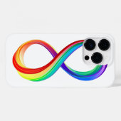 レイヤレインボーインフィニティシンボル Case-Mate iPhoneケース (裏面 (横))