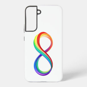 レイヤレインボーインフィニティシンボル SAMSUNG GALAXY S22+ケース