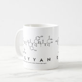レイヤンペプチド名mug コーヒーマグカップ (正面左)