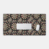 "レイヤーの精度：積み上げブルゼイの芸術 デスクマット (キーボード&マウス)