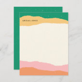 レイヤーひな形 – グレープフルーツ 招待状 (正面/裏面)