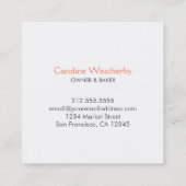 レイヤーケーキ スクエア名刺 (裏面)