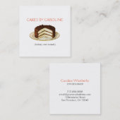 レイヤーケーキ スクエア名刺 (正面/裏面)