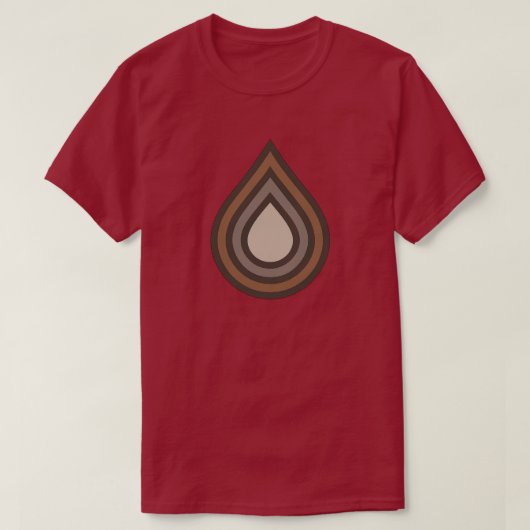 レイヤードアート ダーク Tシャツ (デザイン正面)