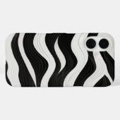 レイヤードウェーブラインアート Case-Mate iPhoneケース (裏面 (横))