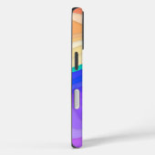 レイヤードウェーブ iPhoneケース | サンセットソルベ Case-Mate iPhoneケース (裏面 / 右)
