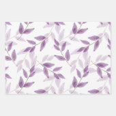 レイヤードウォーター葉カラーパターン ラッピングペーパーシート (正面3)