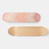 レイヤードハートロマンチックバレンタインデー&ガールネーム スケートボード (横)