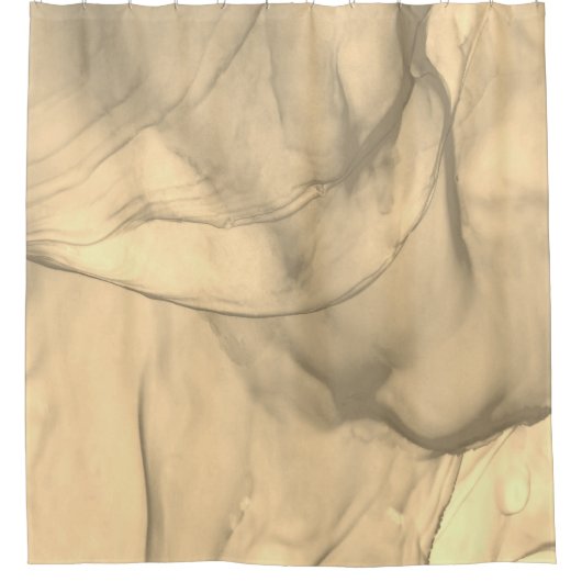 レイヤードブラウン/ゴールデン シャワーカーテン (正面)