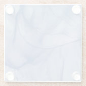 レイヤードブルー ガラスコースター (裏面)