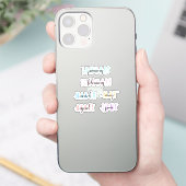 レイヤード月名ヘッダー 上半期(1月~6月) シール (スマートフォン)