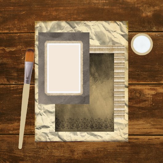 レイヤー・オブ・ヴィンテージ・スクラップブック紙11