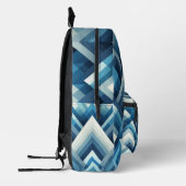 レイヤ三角形 プリントバックパック (左)