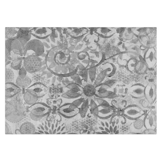 レイヤ上の抽象芸術 カッティングボード (正面)