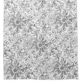 レイヤ上の抽象芸術 シャワーカーテン