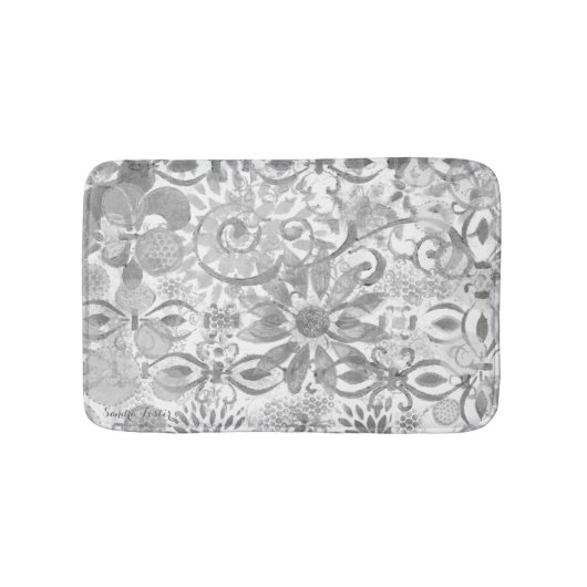 レイヤ上の抽象芸術 バスマット (正面)