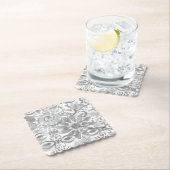 レイヤ上の抽象芸術 ペーパーコースター (インサイチュ)