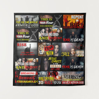 レイラオブイエスキリスト信仰と暖かさのブランケット タペストリー