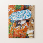 レイラニズハワイアンバケーションサーファー – 猫パズル ジグソーパズル (縦)