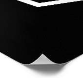 レイラパーソナライズされたネーム誕生日 ポスター (角)