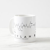 レイランのペプチド名mug コーヒーマグカップ (正面左)