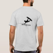 レイリーとwakeutahのロゴ tシャツ (裏面)