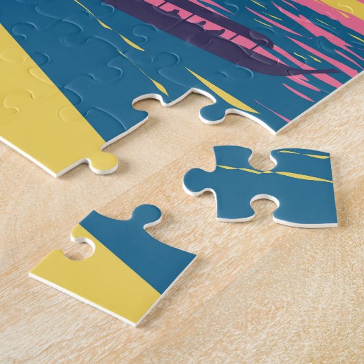 レイリービーチタイランドトラベルアートヴィンテージ ジグソーパズル (側面)