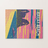 レイリービーチタイランドトラベルアートヴィンテージ ジグソーパズル (横)