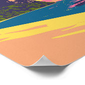 レイリービーチタイランドトラベルアートヴィンテージ ポスター (角)