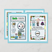 レイルウィザード – Radium要素 ポストカード (正面/裏面)