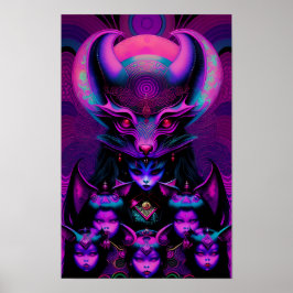 レイルオブザニューこうもりガールズゴシックハロウィーン ポスター