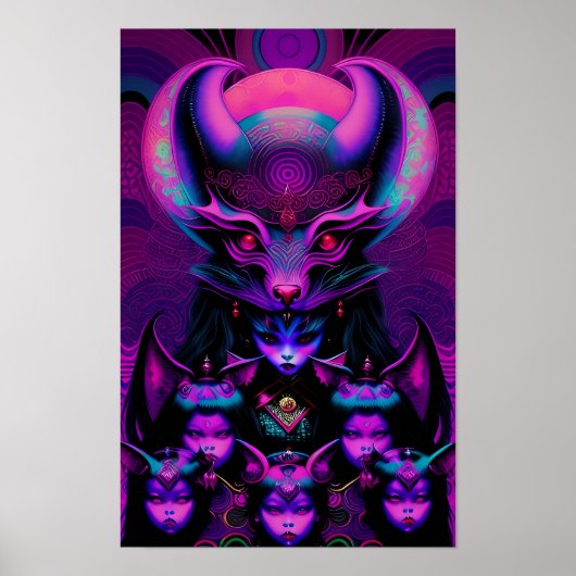 レイルオブザニューこうもりガールズゴシックハロウィーン ポスター (正面)