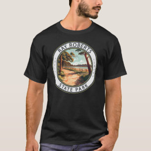 レイロバーツ州パークテキサス州バッジ Tシャツ