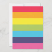 レインよくはしゃぐボー誕生日招待状 招待状 (裏面)