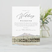 レインアー山の結婚式歓迎スケジュール 招待状 (スタンド正面)