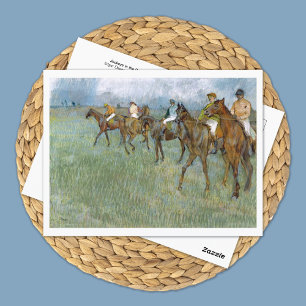 レインエドガー・デガのジョッキー ポストカード