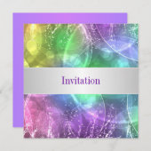 レインエレガントボーバブル12特殊誕生日イベント 招待状 (正面/裏面)