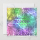 レインエレガントボーバブル12特殊誕生日イベント 招待状 (裏面)