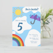 レインオアシャイン招待状 招待状 (スタンド正面)