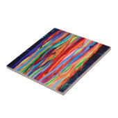 レインカラフルボーユーカリ木セラミックタイル タイル (側面)