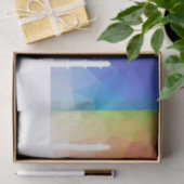 レインカラフルボー多角形エイドムバラクモスク 薄葉紙 (ギフト)