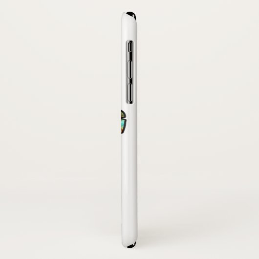 レインカラフルボー部族ハワイアンウミガメ Case-Mate iPhoneケース (裏面/左)