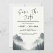 レインクラウド ネイチャー スモーキーマウンテン ウェディング セーブザデート (正面)