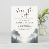 レインクラウド ネイチャー スモーキーマウンテン ウェディング セーブザデート (スタンド正面)
