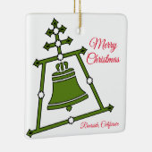 レインクロス – コリネレネデザイン付き/メリークリスマス セラミックオーナメント (右)