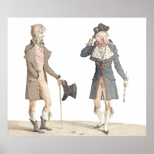 レインクロヤブルズ – 旧フランスの版木、銅版、版画バイバーネット ポスター (正面)